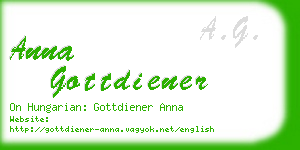 anna gottdiener business card